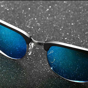 Óculos de Sol Unissex em Alumínio com Proteção UV400 - Polarizados e Vintage